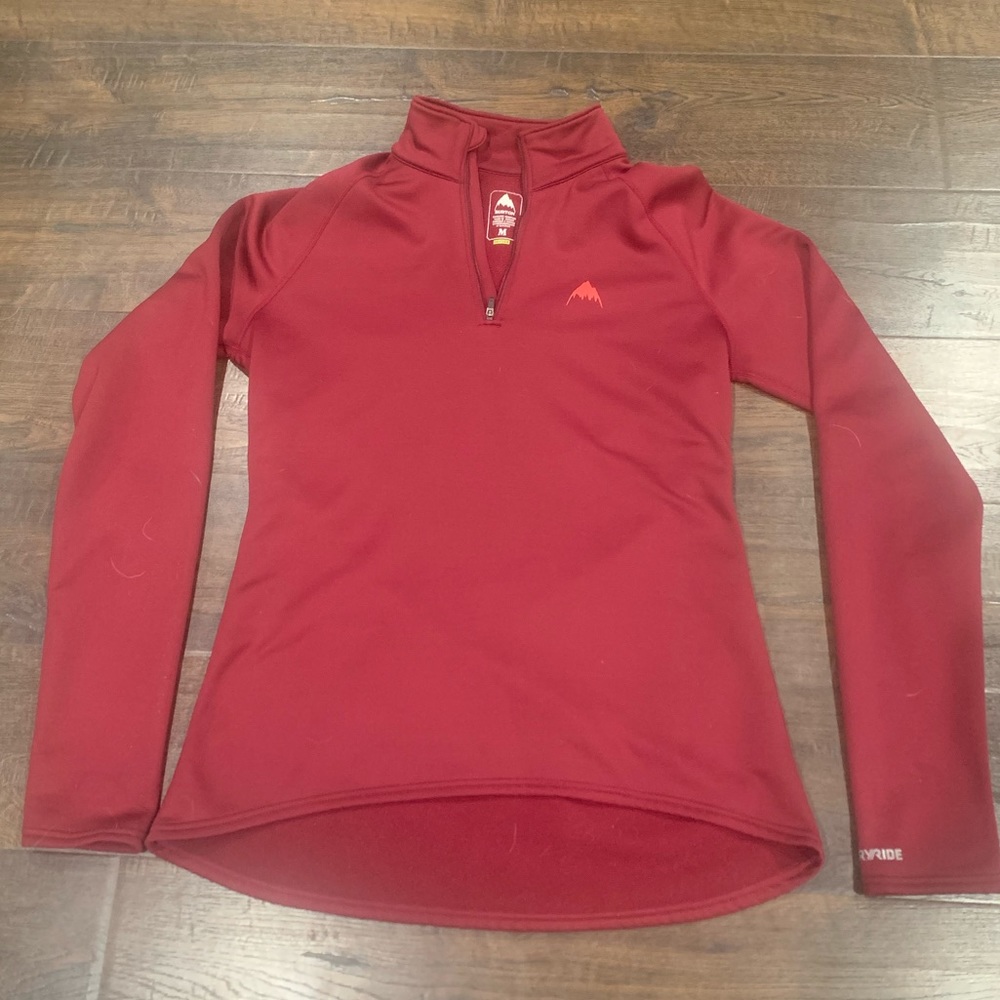 Burton bonded 1/4 zip fleece